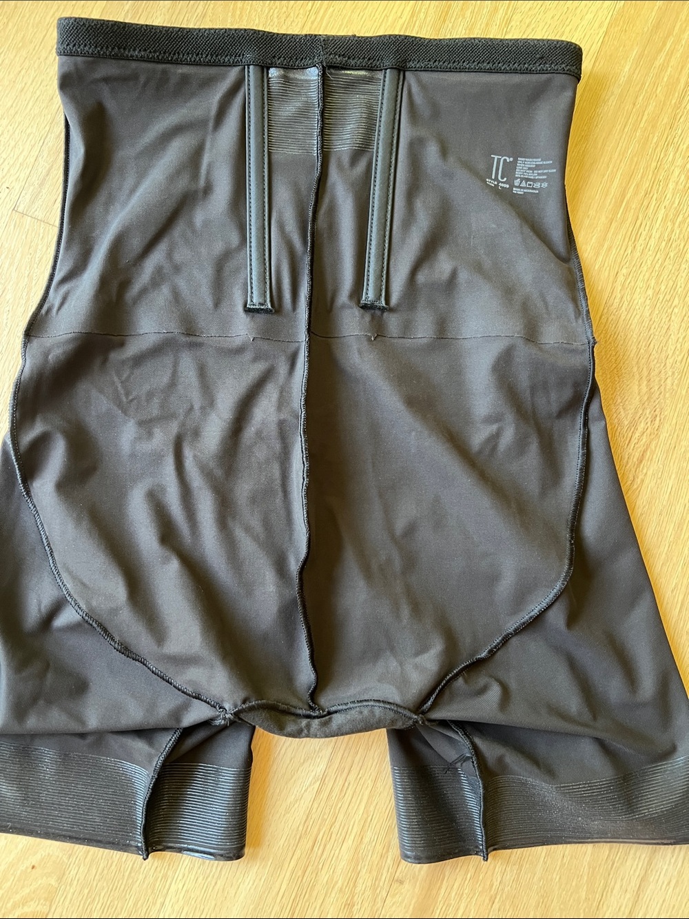 TC Black High-Waist Sculpting Shapewear with back staves. - Picture 4 of 4